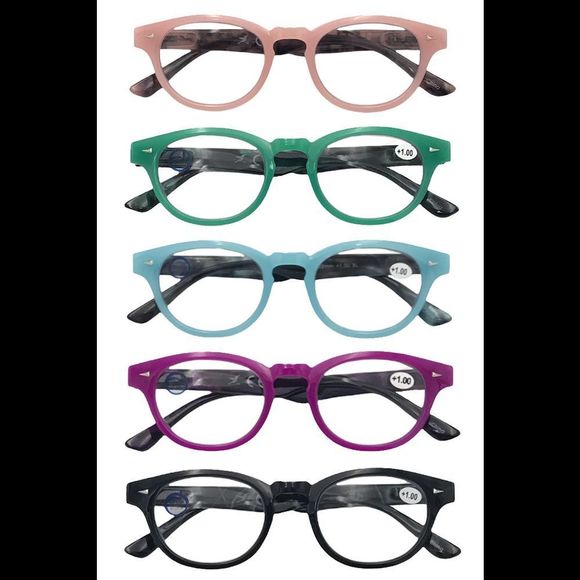 Hummingbird 5-pack Set The Charleston Blue Light Readers Assorted - Picture 1 of 6